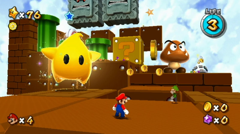 Illustration for article titled Super Massive Galaxy In Super Mario Galaxy 2 Is A Loving Tribute To Super Mario Brothers 3's Giant Land